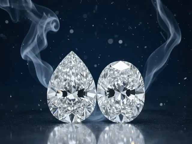 AIR SIGNS PEAR CUT DIAMOND & OVAL CUT DIAMOND